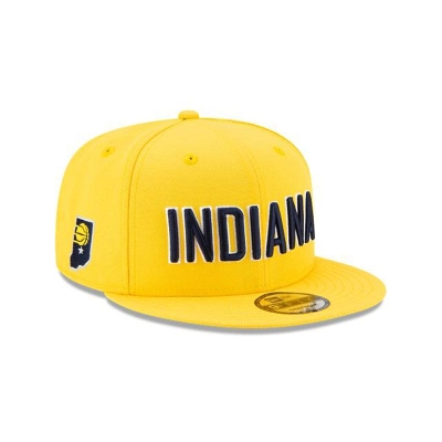 Indiana Pacers Gorra | New Era NBA Statement Edition 9fifty Snapback Cap Mexico - Amarillos